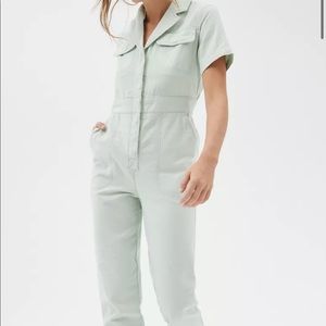 BDG MINT GREEN OVERALL JUMPSUIT